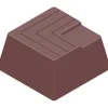 Moule Chocolat Carré Strié (x21) Chocolate World