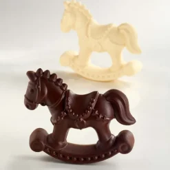 Moule Chocolat Cheval à Bascule 17,5 x 5,5 cm x H 15,5 cm (x2) Pavoni