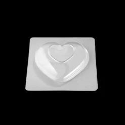 Moule Chocolat Cœur Baroque 15 cm x H 6,5 cm (x2) Pavoni