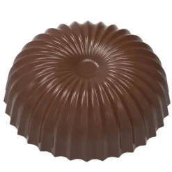 Moule Chocolat Demi Sphère Plissée Evasée 30,5 mm (x21) Chocolate World
