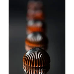 Moule Chocolat Demi Sphère Plissée 30,5 mm (x21) Chocolate World