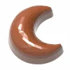 Moule Chocolat Demie-Lune à Facettes 3,5 x 3,1 cm (x21) Chocolate World