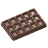 Moule Chocolat Gaufre de Bruxelles 103,5 mm (x3) Chocolate World