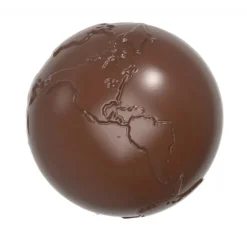 Moule Chocolat Globe Terrestre Ø 50 mm (x8) Chocolate World