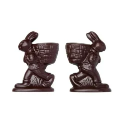 Moule Chocolat Lapin de Pâques avec Panier à Garnir