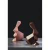 Moule Chocolat Lapin Origami 14,5 x 9,5 cm x H 18 cm (x2) Pavoni