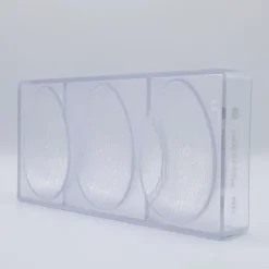 Moule Chocolat Oeuf Rayé 11,8 cm (x3) Chocolate World