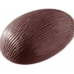 Moule Chocolat Oeuf Rayé 87 mm (x6) Chocolate World