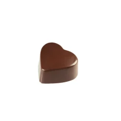 Moule Chocolat Polycarbonate Praline Cœur 2,5 x 2,8 x H 1,6 cm (x24) Pavoni