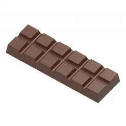 Moule Chocolat Tablette 2 Barres (x6) Chocolate World