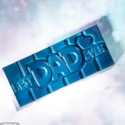 Moule Chocolat Tablette Best Dad Ever (x4) Chocolate World