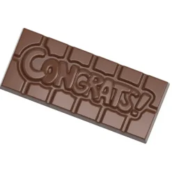 Moule Chocolat Tablette Congrats (x4) Chocolate World