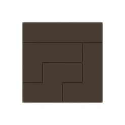 Moule Chocolat Tablette Carrée Tetris (x6)