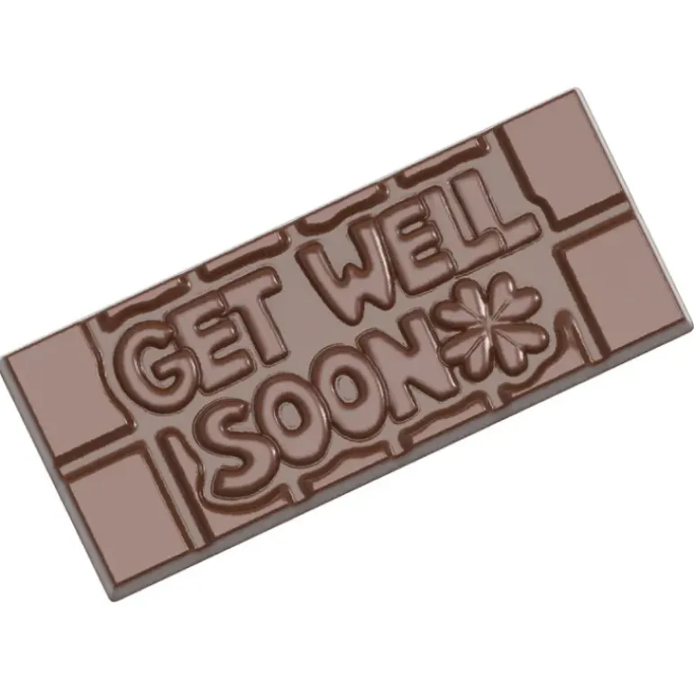 Moule Chocolat Tablette Get Well Soon (x4) Chocolate World