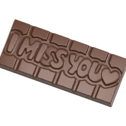 Moule Chocolat Tablette I Miss You (x4) Chocolate World