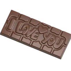 Moule Chocolat Tablette I love You (x4) Chocolate World