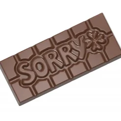Moule Chocolat Tablette Sorry (x4) Chocolate World