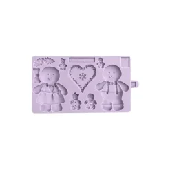 Moule en Silicone Bonhommes Pain d'Épices de Noël Karen Davies