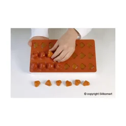 Moule Pâte de Fruit Ananas 24 empreintes 9ml SilikoMart Professional