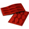 Moule Silicone 9 Barquettes 10 x 4,4 cm Silikomart