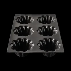 Moule Silicone 6 Briochettes Ø 8 cm Flexipan Demarle