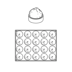 Moule Silicone 20 Citrons 65 ml Cédric Grolet Pavoni