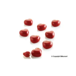 Moule Silicone 35 Coeur Bombé 5ml SilikoMart Professional