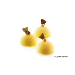 Moule Silicone 96 Demi-sphères Ø3,5 x 1,75 cm 11ml SilikoMart Professional