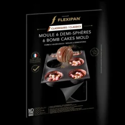 Moule Silicone 6 Demi-Sphères Ø 7 cm Flexipan Demarle