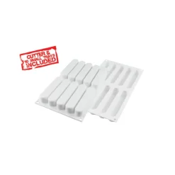 Moule Silicone 10 Eclairs 13x2,5 cm SilikoMart Professional