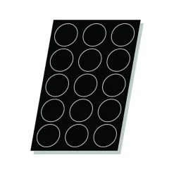Moule Silicone 15 Florentins (quiches) 10,3 cm x H 2 cm Flexipan