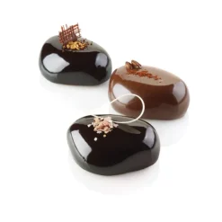 Moule Silicone 6 Galets 8,7 x 6,3 cm 110ml SilikoMart Professional