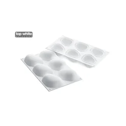 Moule Silicone 6 Galets 8,7 x 6,3 cm 110ml SilikoMart Professional