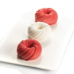 Moule Silicone 6 Intreccio Ø 7,5 cm x H 3,5 cm Silikomart 3D Design