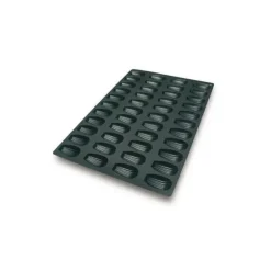 Moule Silicone 44 Madeleines 7,7 x 4,4 x 1,8 cm 32ml SilikoMart Professional