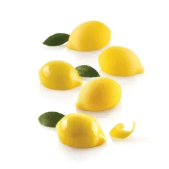 Moule Silicone 15 Mini Citrons 58 x 38 x h27 mm 30ml SilikoMart Professional