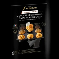 Moule Silicone 12 Mini Muffins Ø 5 cm Flexipan Demarle
