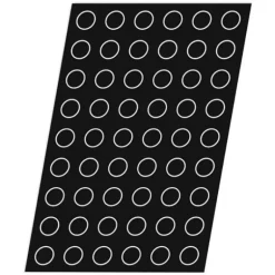 Moule Silicone 54 Mini-cylindres 3,8 cm x H 1 cm Flexipan