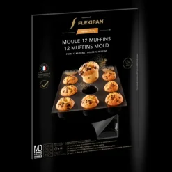 Moule Silicone 12 Muffins Ø 7 cm Flexipan Demarle