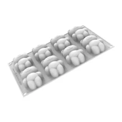 Moule Silicone 8 Oursons 68 ml Silikomart Professional