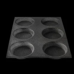 Moule Silicone 6 Pains Ronds Ø 10,5 cm Flexipan Demarle