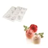 Moule Silicone 6 Roses 7 x 5,5 cm 143ml SilikoMart Professional