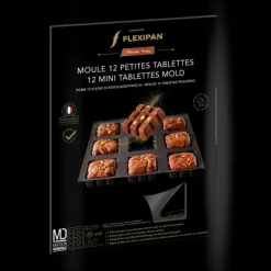 Moule Silicone 12 Tablettes 7 cm Flexipan Demarle