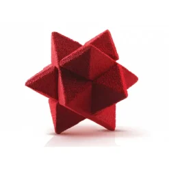 Moule Silicone 2 Étoiles Star Game 7,5 x 7,5 cm Silikomart Professional