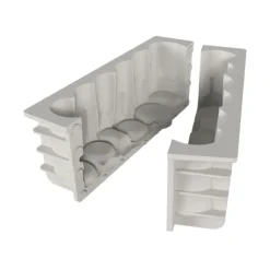 Moule Silicone Bûche Bougies 21,9 x 8,9 x H 7,6 cm Silikomart