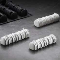 Moule Silicone Bûche Sequoia 12,4 x 3,5 x H 3 cm (x14) Pavoflex