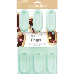 Moule Silicone Biscuit Finger (x7) Scrapcooking