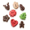 Moule Silicone Boutons Noël Chocolat 3,5 cm Easy Choc (x15) Silikomart
