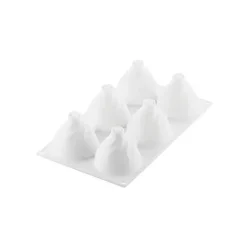 Moule Silicone Chantilly Ø 7,3 cm x H 6,5 cm (x6) Silikomart Professional