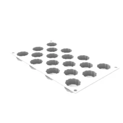 Moule Silicone Charlotte XS Ø 3,8 x H 1,8 cm (x18) Silikomart